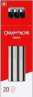 Image du produit Caran d'Ache Stylo à bille 825, noir, Promopack à 18+2 pièces (Noir, 20 x)