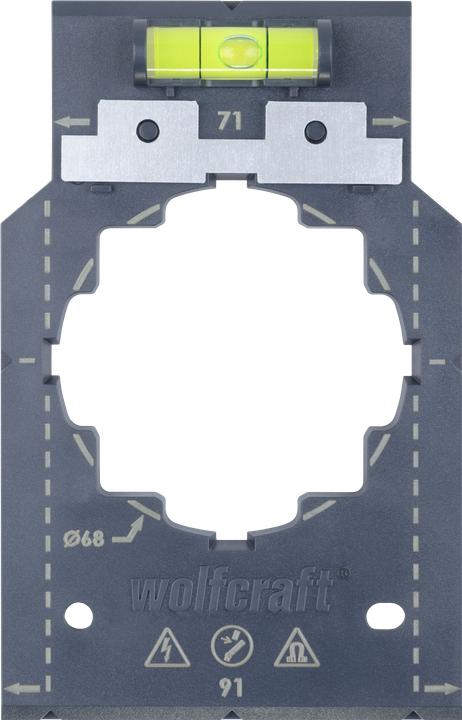 Actual product image wolfcraft 1 socket outlet installation set for drywall construction