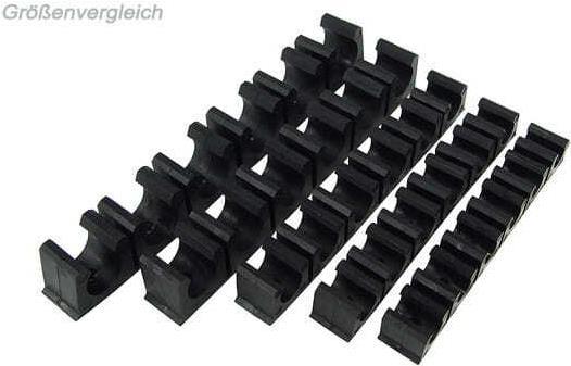 Produktbild Phobya Schlauchklemmleiste 13mm (10x1,5mm) 6-fach, (140 x 20 x 20mm )