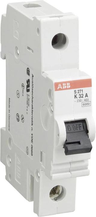 Image du produit ABB Disjoncteur de protection de ligne 1 pôle