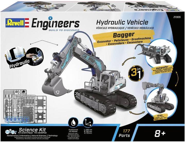 Actual product image Revell Hydraulic Excavator 3in1