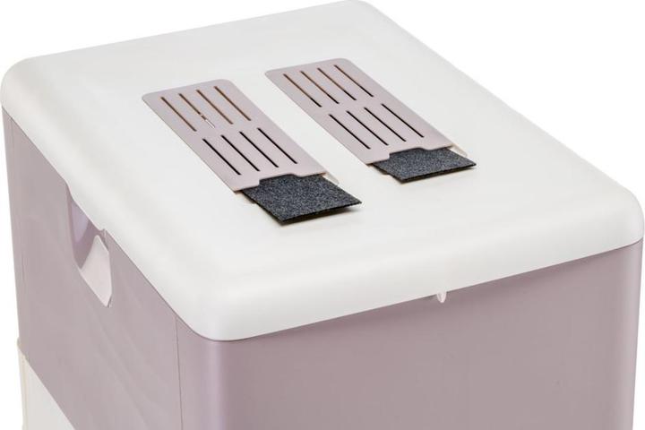 Produktbild Ferplast SAHARA TOILET GREY PINK kuweta dla kota