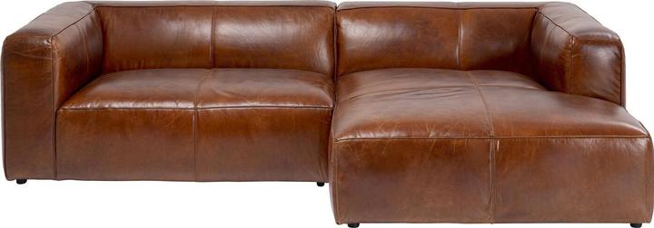 Actual product image Kare Design Corner sofa Cubetto Leather Brown (Corner sofa)