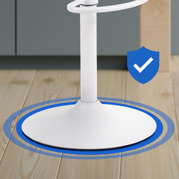 Actual product image CLP Aveiro bar stool, white