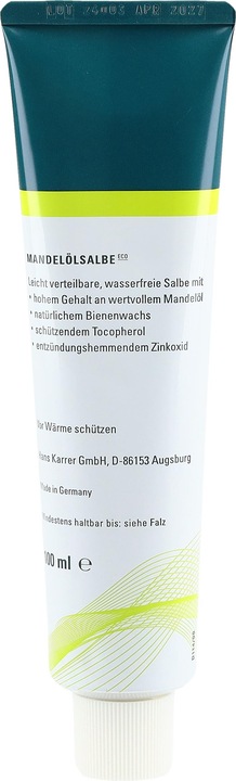 Produktbild Hans Karrer Eco Mandeloel Salbe 100ml (Körpercreme, 100 ml)