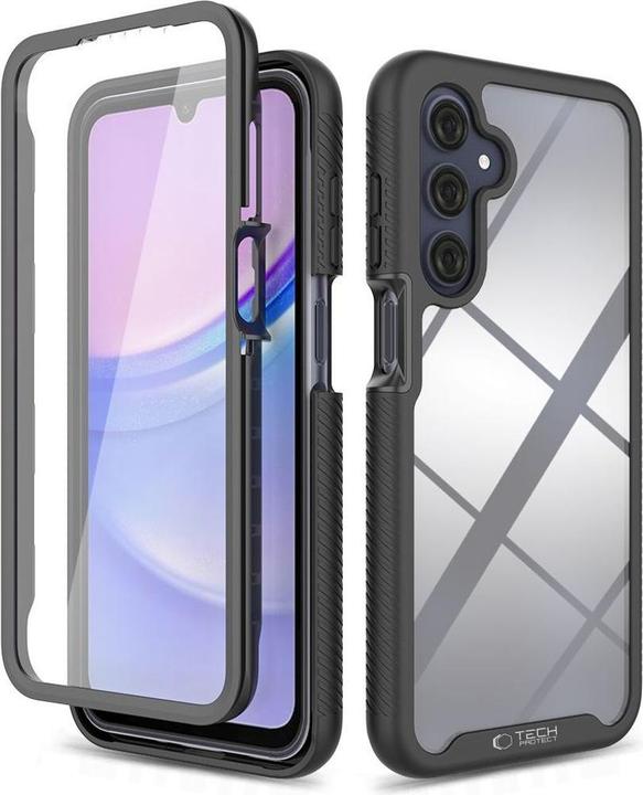 Actual product image Tech-Protect Defense360 Case for Samsung Galaxy A16 4G / 5G - Black (Samsung Galaxy A16 5G)