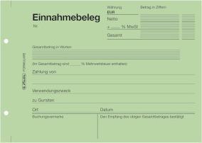 Produktbild Herlitz Formularbuch "Einnahmebeleg 301", DIN A6, 50 Blatt (50x)