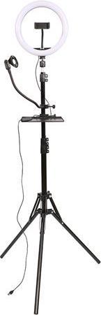 Produktbild Studioking LED Vlog Set SK-K190 mit Ringlamp und Mikrofonhalter (Studioleuchte)