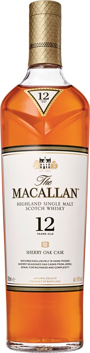 Produktbild Macallan 12 Years (Single Malt, Scotch Whisky, 1 x 70 cl)