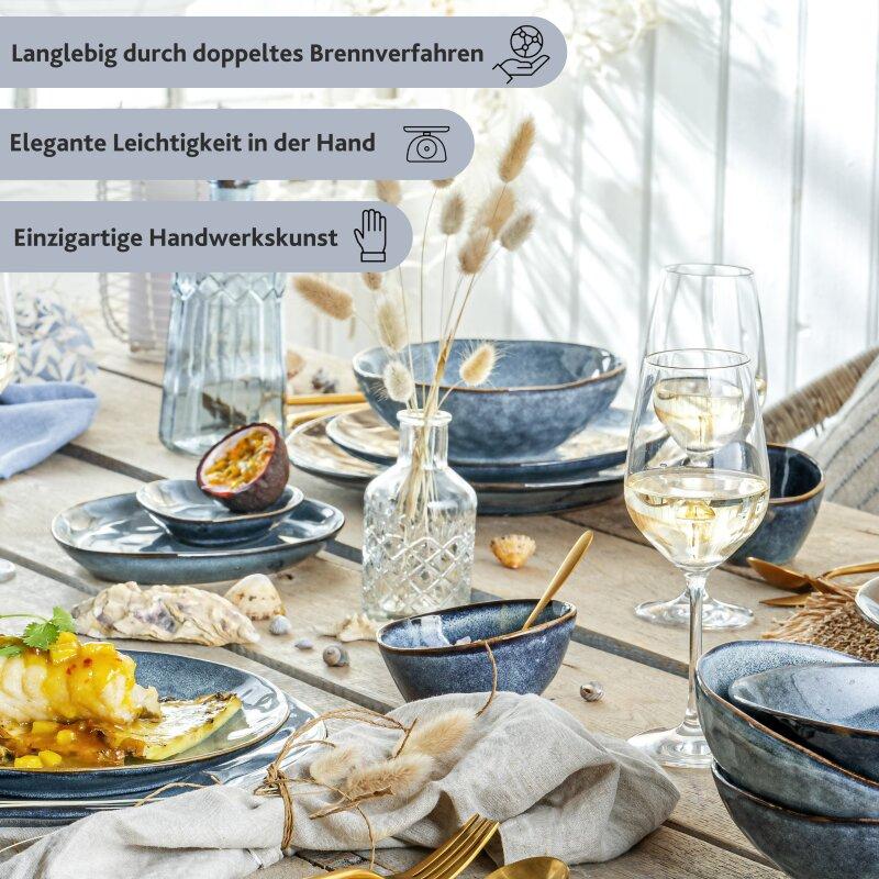 Thumbnail - Sänger Suppenteller Set Darwin, Teller, Blau