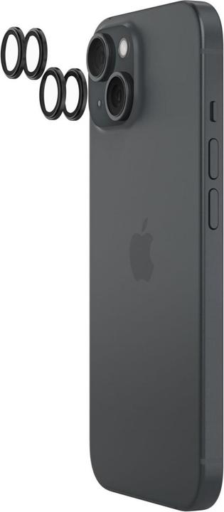 Actual product image Belkin 1x2 Kameralinsenschutz TempGlass iPhone 15/15 Plus (2 pcs., Apple iPhone 15, Apple iPhone 15 Plus)