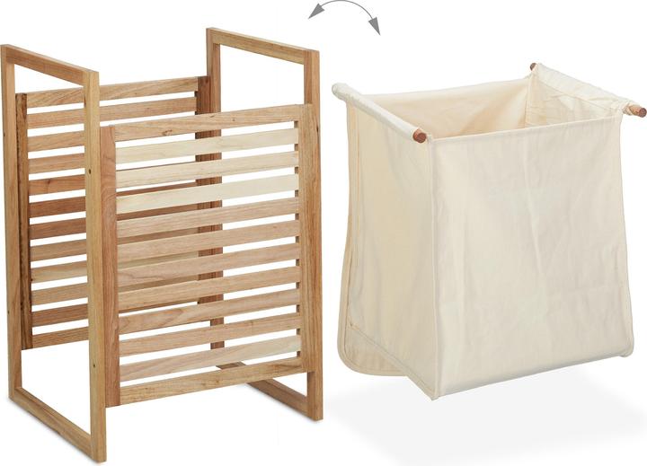 Actual product image Relaxdays Laundry basket (50 l)
