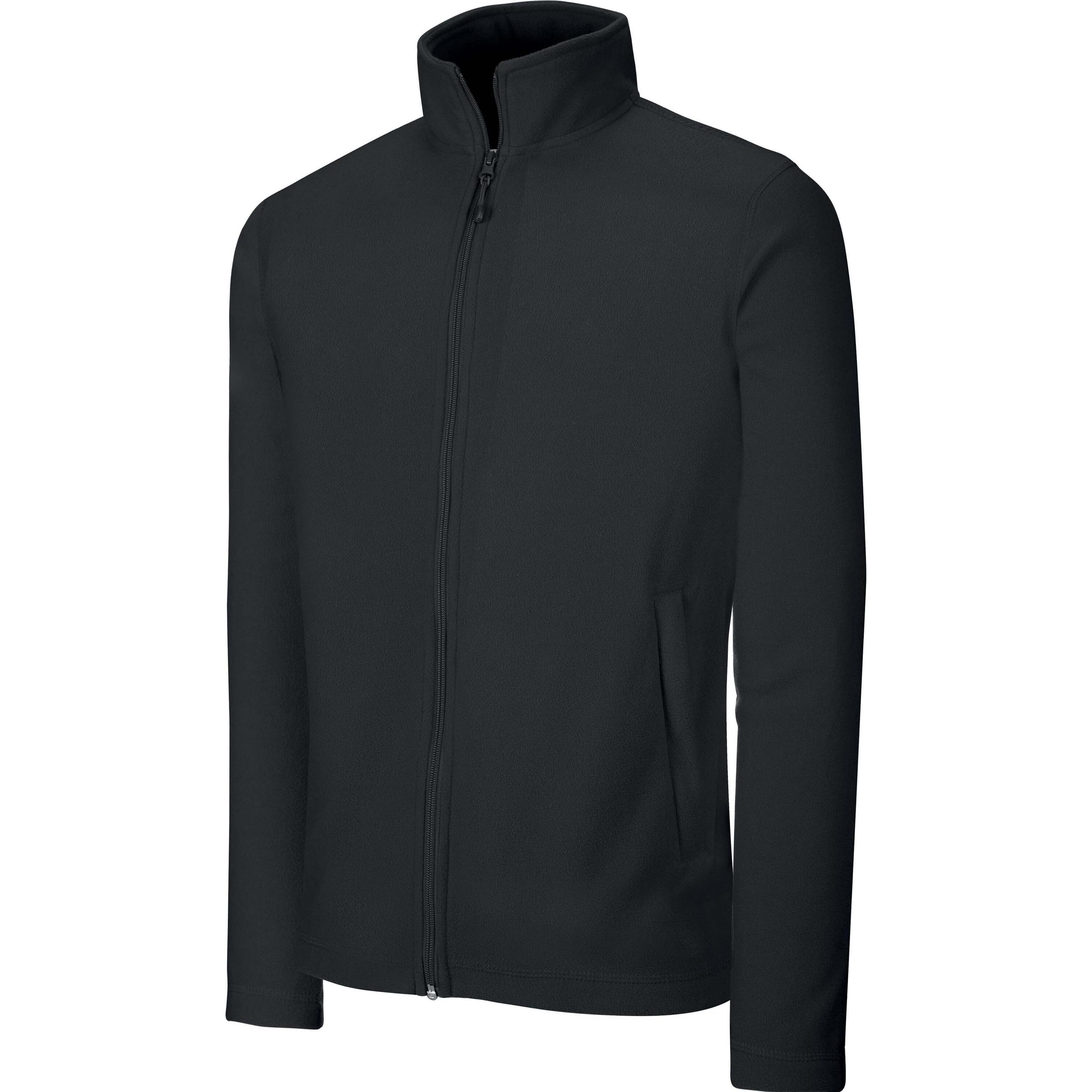 Kariban, Herren, Jacke, Micropolaire Zippée (XS), Schwarz, XS