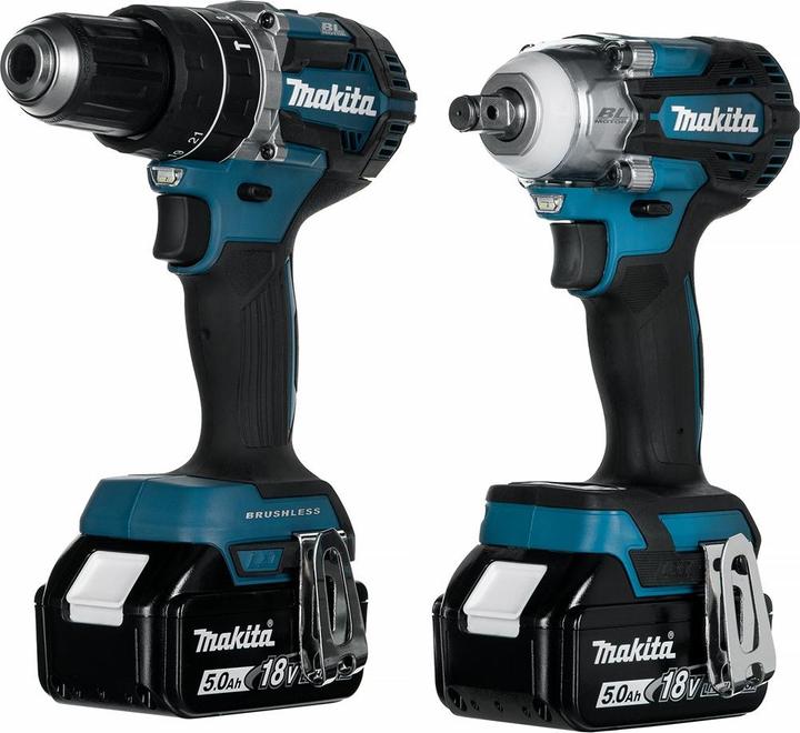 Makita ZES.COMBO 18V (DHP484+DTW300) 3x5,0Ah DLX2359TJ1 (Fonctionnement sur batterie)