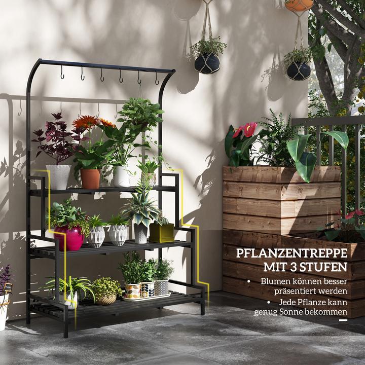 Image du produit Outsunny Blumenständertreppe
