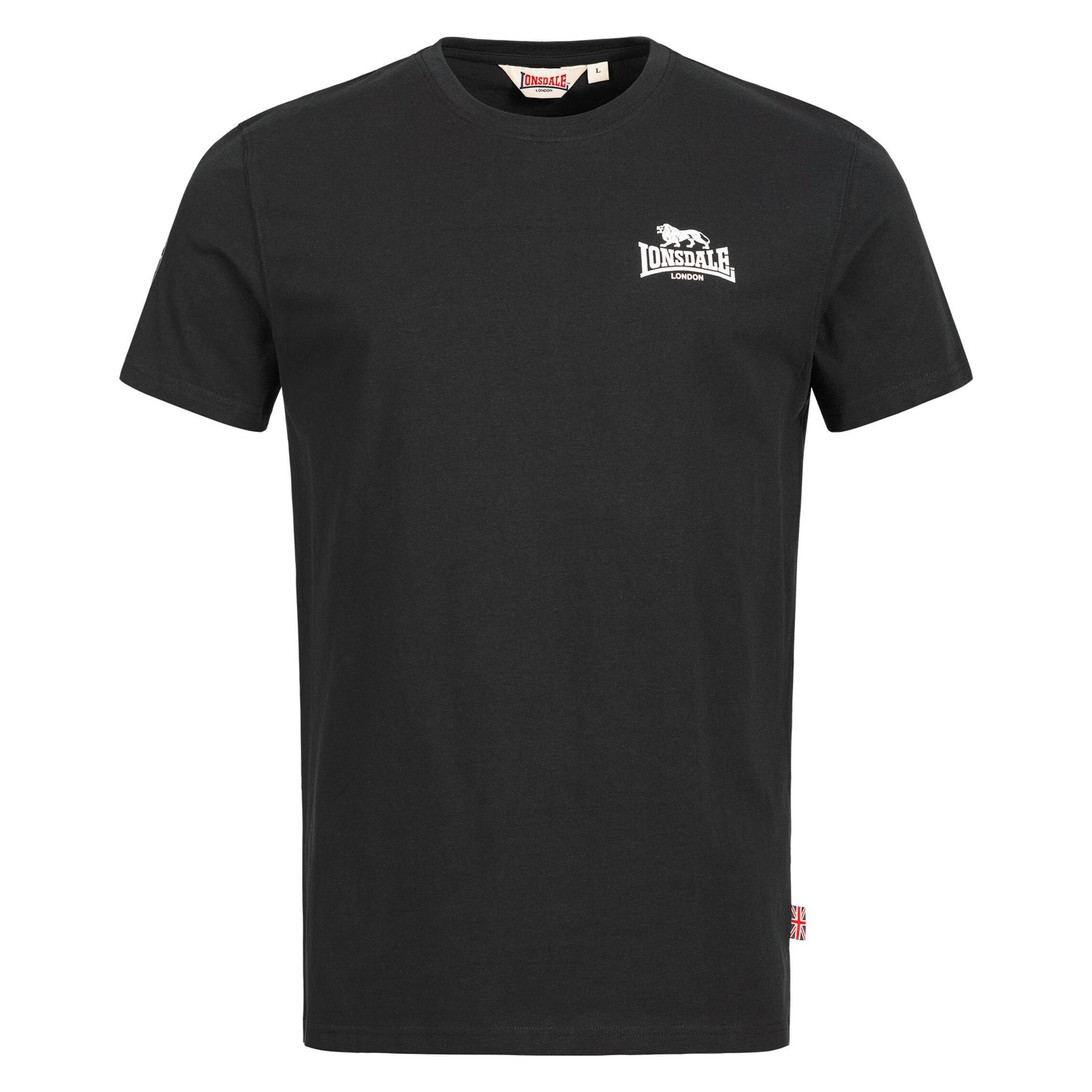 Lonsdale, Herren, Shirts, T-Shirt, Schwarz, (Xxl)