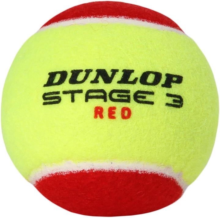 Image du produit Dunlop Balles de tennis STAGE 3 RED 12-polybag ITF
