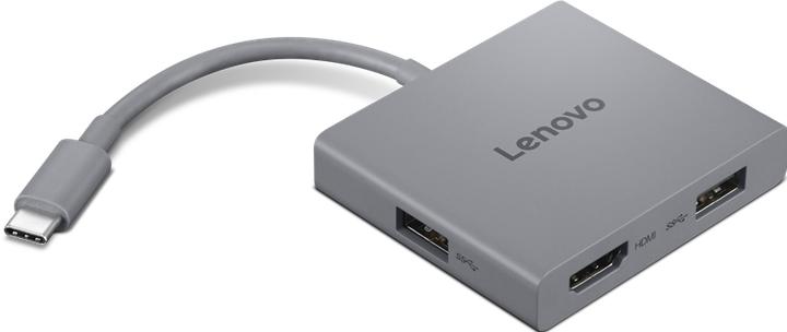 Actual product image Lenovo USB-C 4 in 1 travel hub Gen2 (P) (USB-C, 4 ports)
