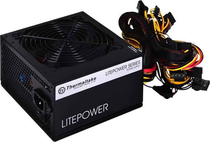 Produktbild Thermaltake Power supply Litepower II Juodas 550W PS-LTP-0550NPCNEU-2 (Active, 120 mm) (550 W)