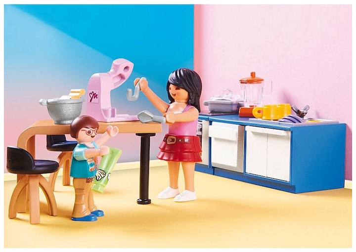 Produktbild Playmobil Familienküche (70206, Playmobil Dollhouse)