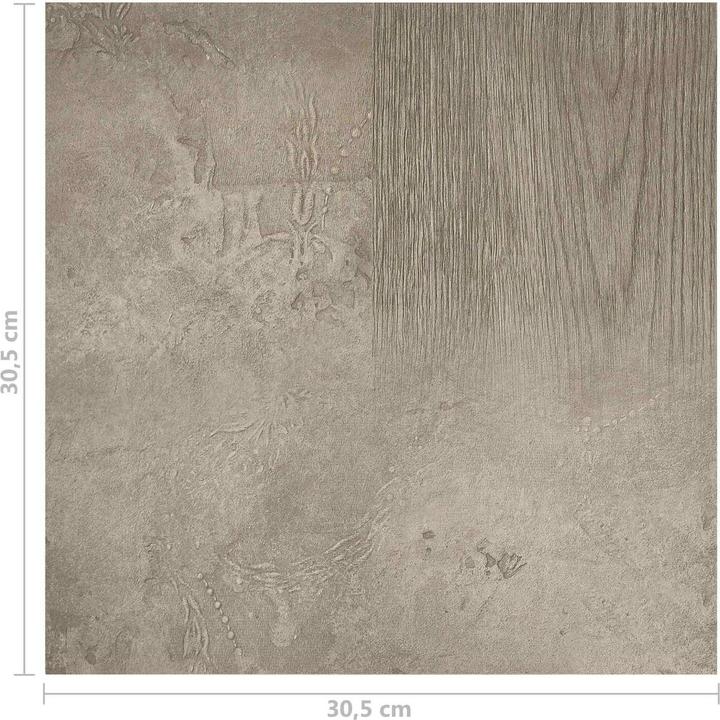 Produktbild vidaXL Quadratische Dielen (PVC Boden, 5.11 m²)