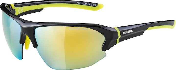 Actual product image ALPINA SPORTS Lyron HR (Black, Yellow, Yellow)