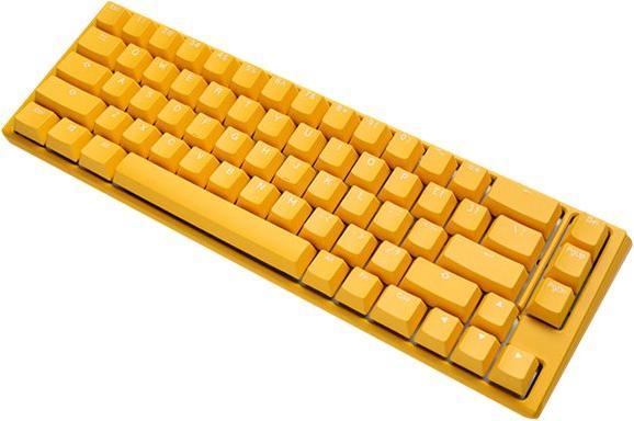 Actual product image Ducky One 3 Yellow SF gaming keyboard, RGB LED - MX blue (DE, Cable)