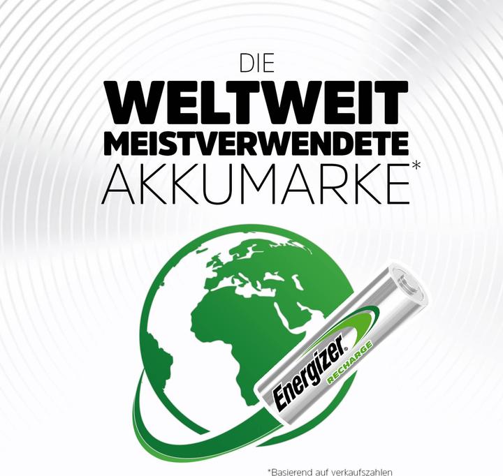 Produktbild Energizer Recharge Universal (4 Stk., AAA, 500 mAh)