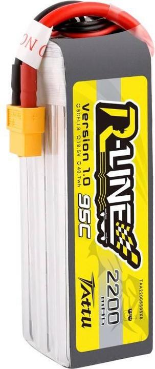 Produktbild Tattu Akumulator R-Line 2200mAh 18.5V 95C 5S1P XT60 (18.50 V, 2200 mAh)
