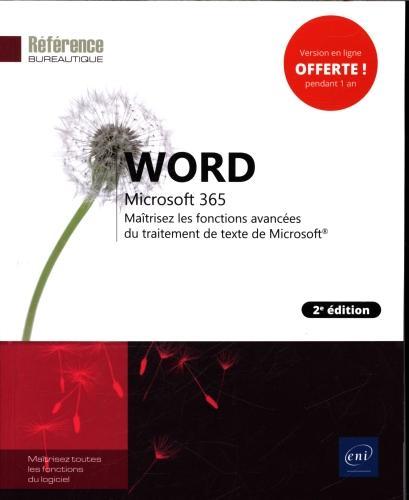 Image du produit Word microsoft 365 (Français, Collectif, 2023)
