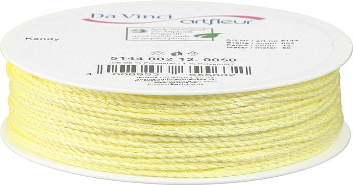 Produktbild Viana Dekokordel irisierend mit Glimmer für kreative Projekte (Geschenkband, 1 x)