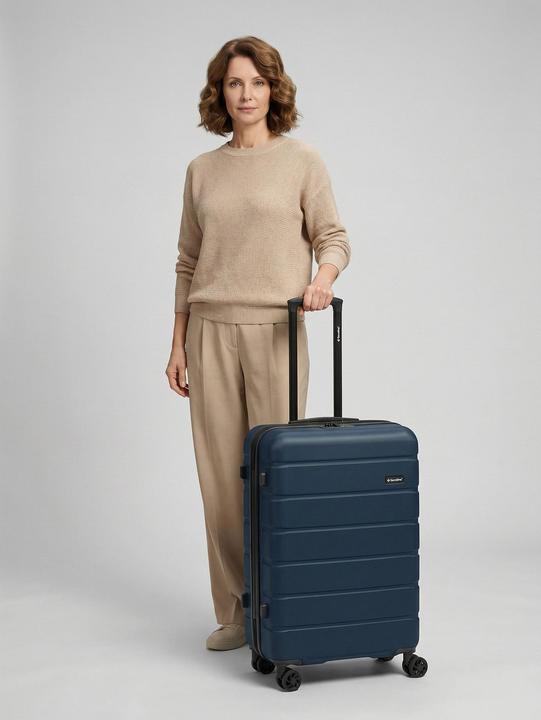 Produktbild Saxoline Miami 4 Rollen Trolley M 65 cm mit Dehnfalte (70 l)