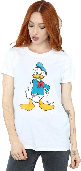 Immagine prodotto Disney Maglietta Boyfriend in cotone di Paperino arrabbiato (M)