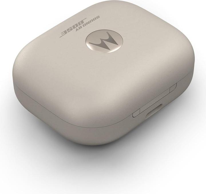 Image du produit Motorola Écouteurs sans fil avec suppression active du bruit, son Bose, Dolby Atmos spatial, autonomie 38h (ANC, 38 h, Sans fil)