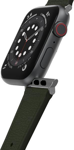 Actual product image OtterBox Symmetry Cactus Leather Watch Band for Apple Watch 9/8/7 45mm (44 mm, 42 mm, 45 mm, Vegan Leather)