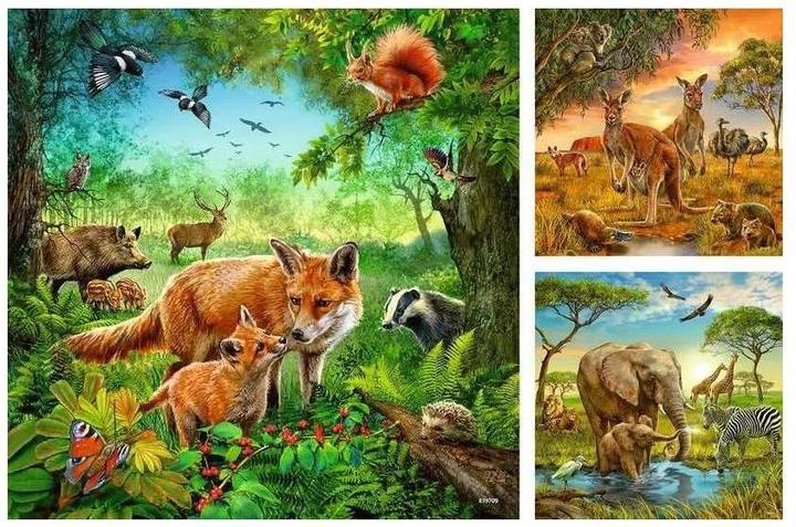 Actual product image Ravensburger animals of the earth (49 pieces)