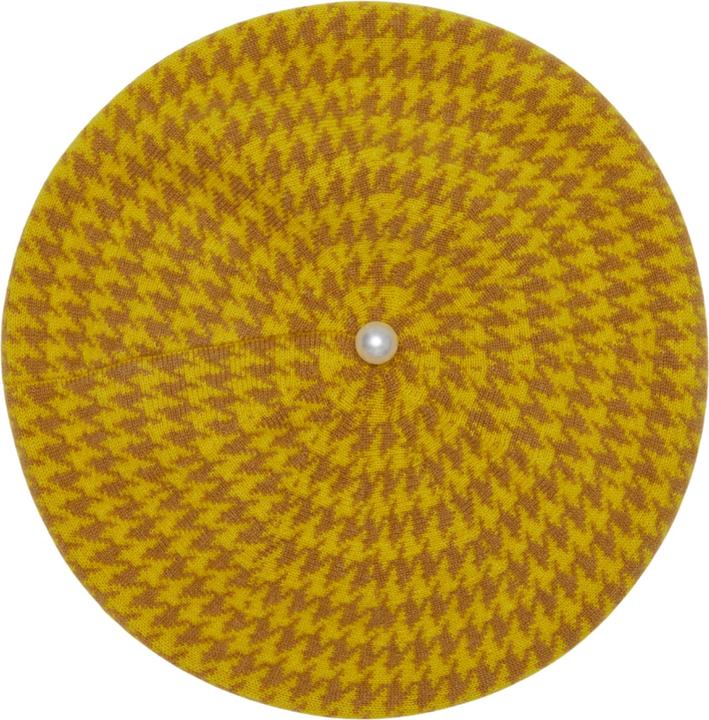 Image du produit Bellemere Hat Houndstooth Pearled Cashmere Berets (Taille unique)