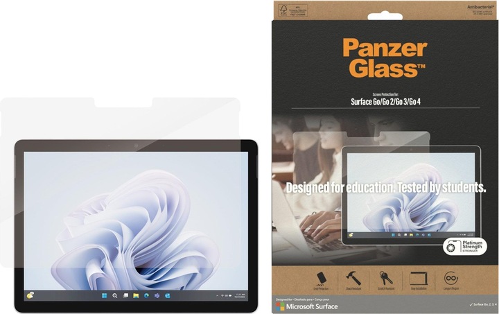 Actual product image PanzerGlass Surface Go display protection (10")