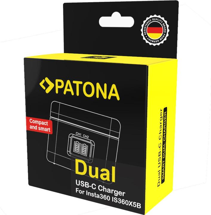 Immagine prodotto Patona Dual Charger Box Insta360 X5