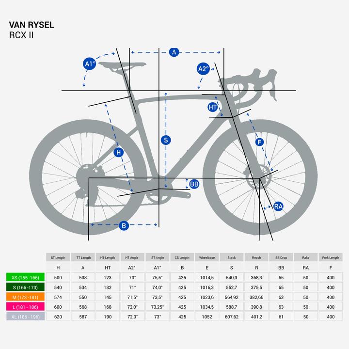 Immagine prodotto Van rysel Bicicletta da ciclocross - RCX 2 Shimano GRX 12S blu chiaro