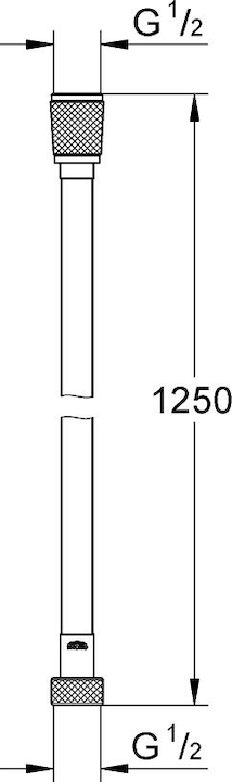 Immagine prodotto Grohe Tubo doccia SilverFlex 125 cm 28362GL0 alba fredda (125 cm)