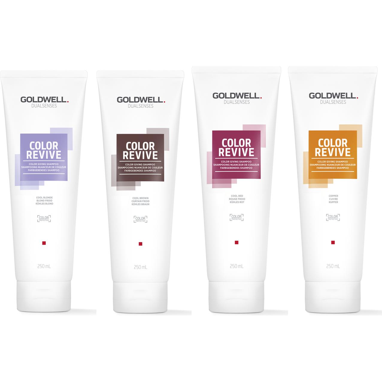 Thumbnail - Goldwell, Shampoo, Color Revive Color Giving Shampoo Cool Blonde Shampoo (250 ml, Flüssiges Shampoo)