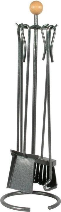 Produktbild Nouvel Kamingarnitur mit Holzgriff (20 cm)