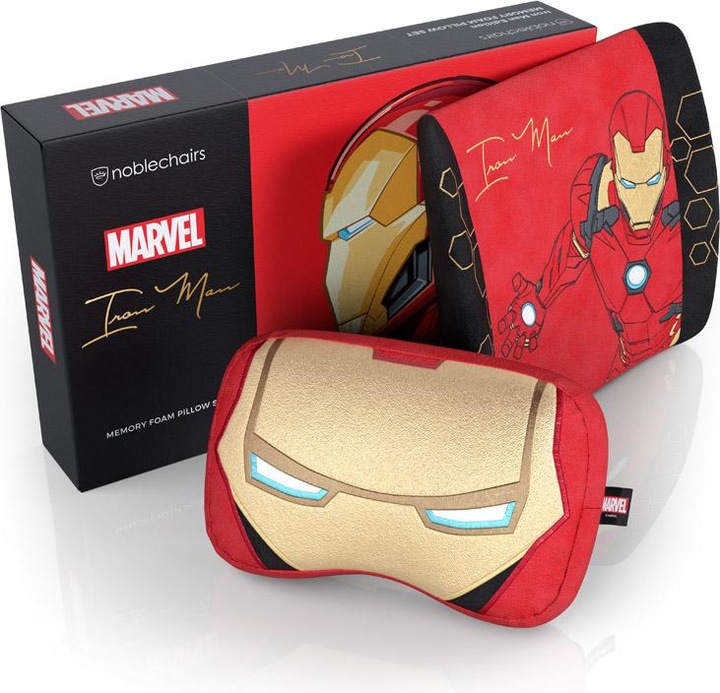 Actual product image noblechairs Memory Foam Pillow Set - Iron Man Edition