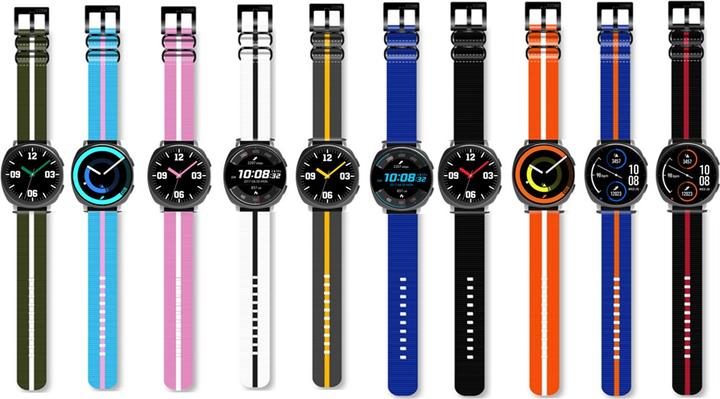 Actual product image Strap Studio Nato Nylon Strap (20 mm, Nylon, Gear Sport)