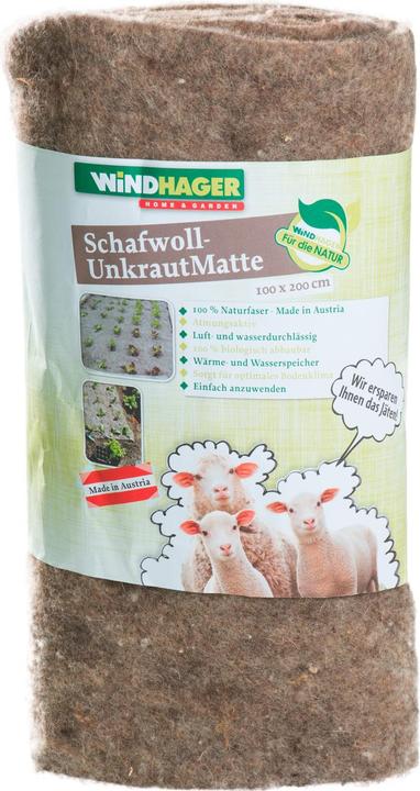 Actual product image Windhager Schafwoll-Unkrautschutzmatte