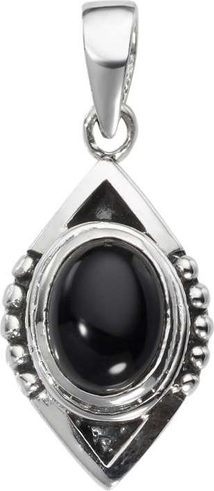 Immagine prodotto Bijouteria Pendente di pietra (Argento 925, Onice nero)
