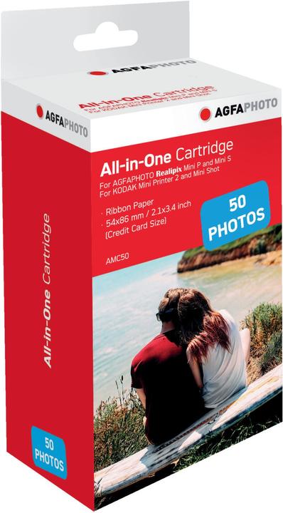 Actual product image AGFAPHOTO AMC 50 - 50 sheets 2.1 x3.4 (53 x 86 mm, 5 x)