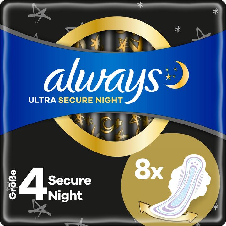 Produktbild Always Ultra Secure Night (8 x)
