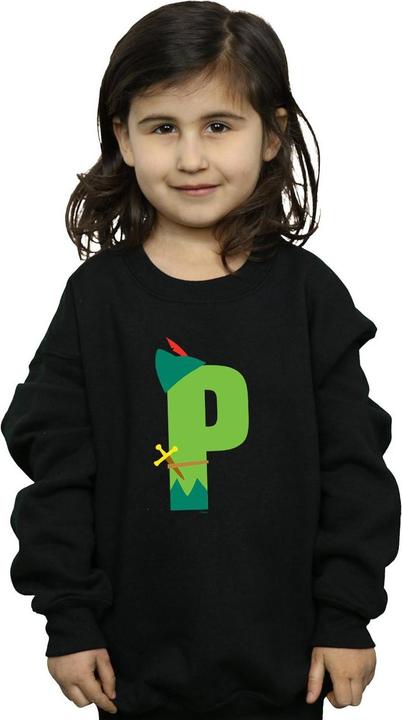Immagine prodotto Disney Alphabet P Is For Peter Pan Felpa Ragazze (140, 146)